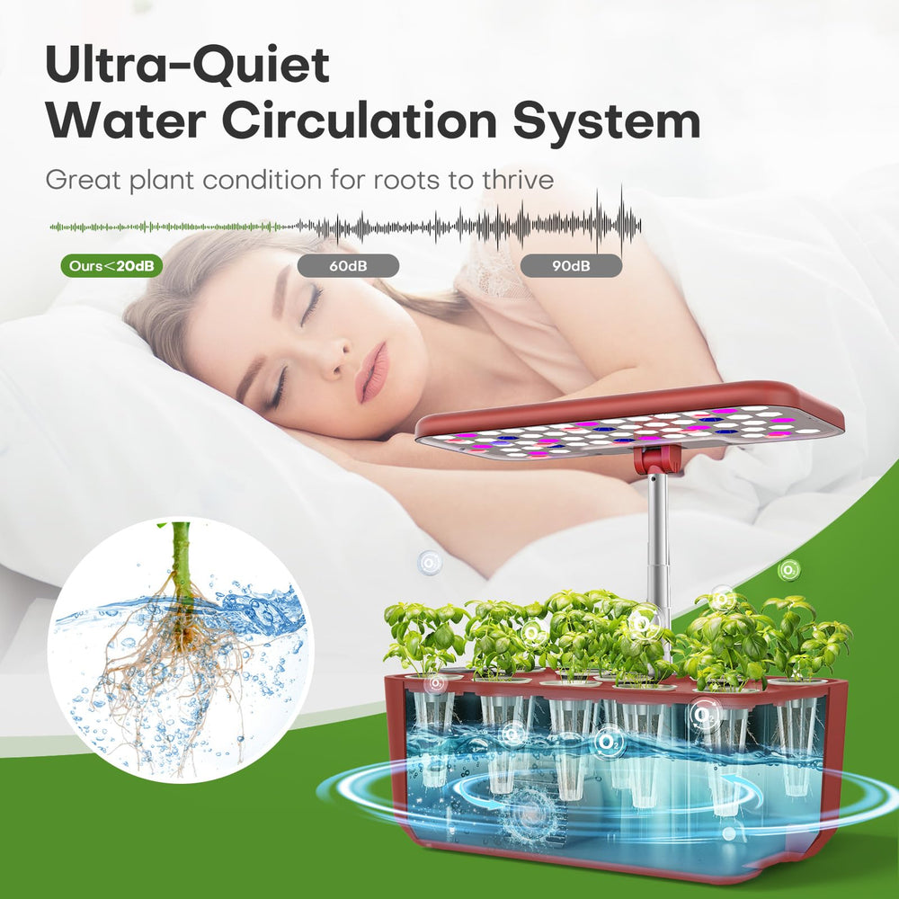 Ahopegarden Hydroponics system in a kitchen setting