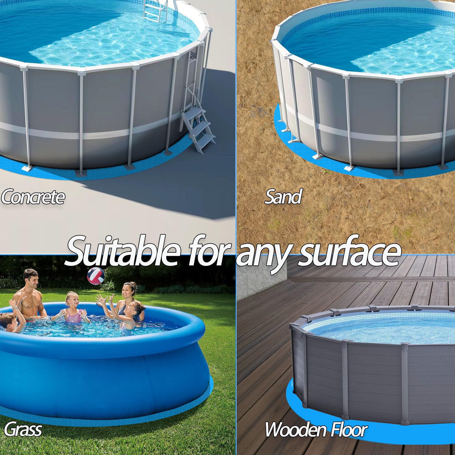 Ahpuhtan pool liner pad packaging details
