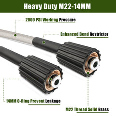 Ahuliao Pressure Washer Hose in packaging