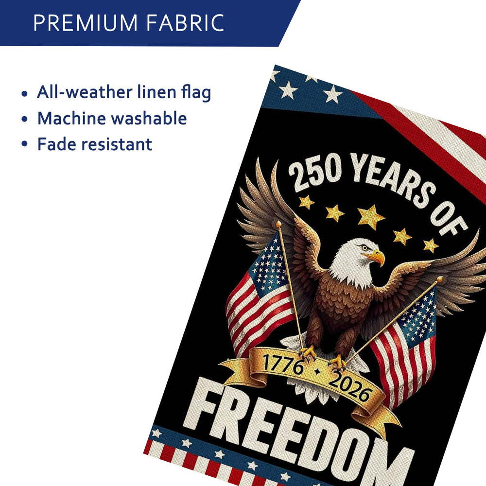AIBOLYNE Garden Flag featuring stars and stripes design