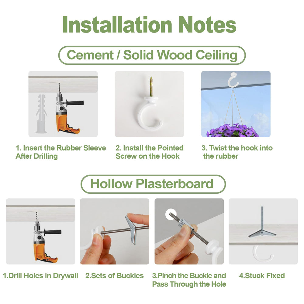 Aidoclip ceiling hook showcasing its sturdy metal construction