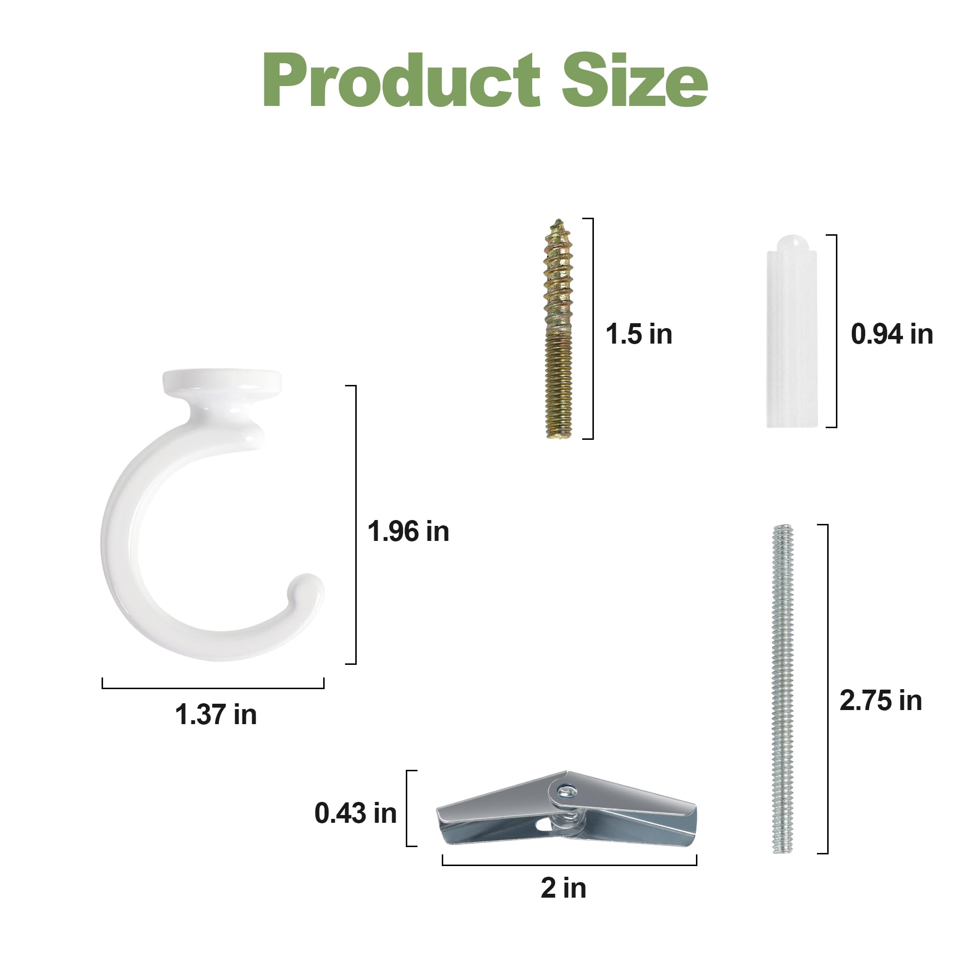Aidoclip ceiling hooks holding decorative plants
