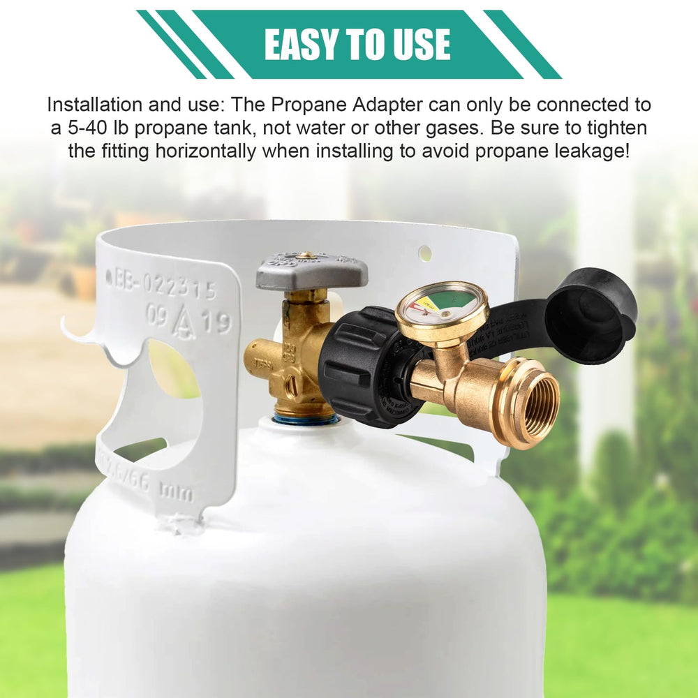 Aikyciu Propane Tank Gauge on a propane tank