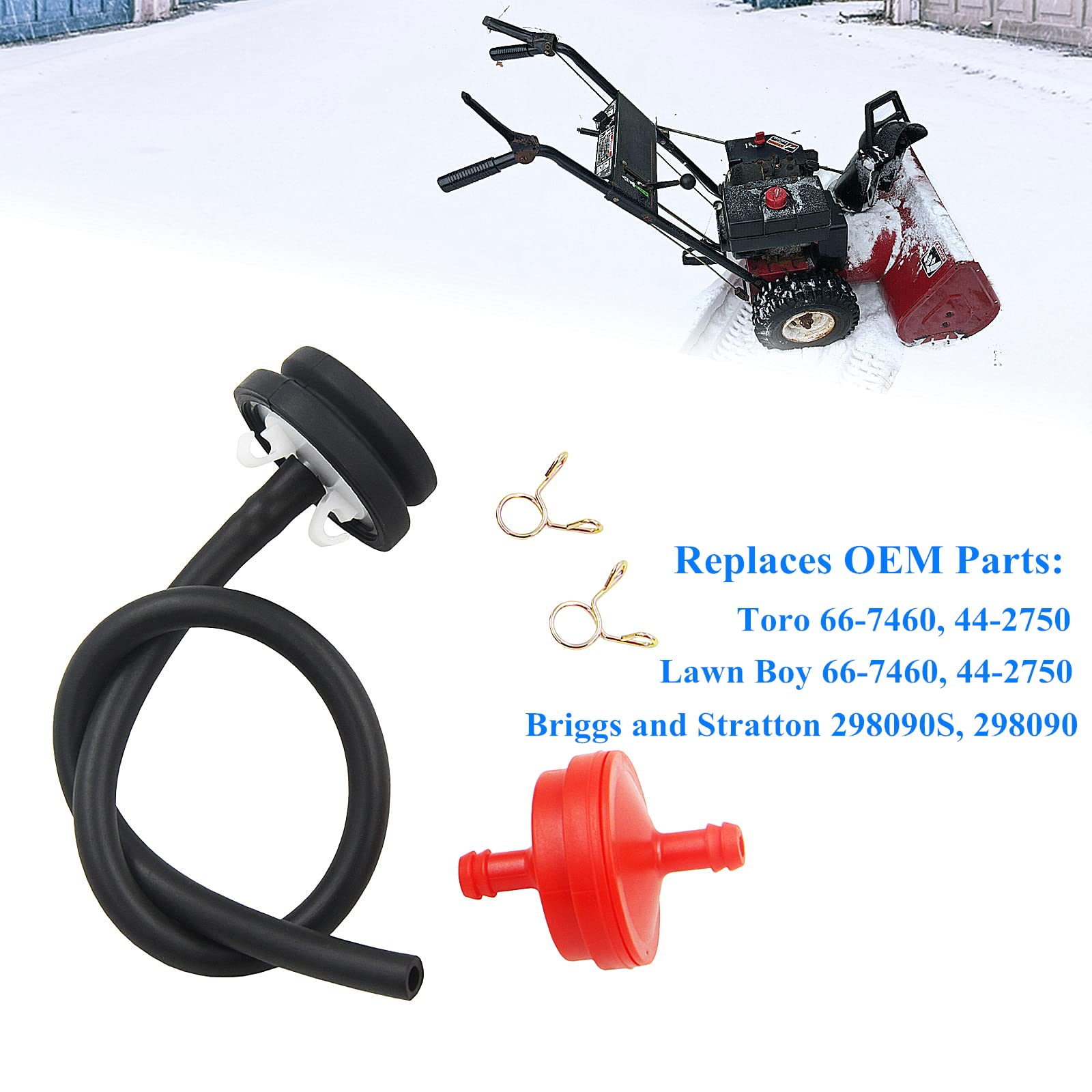 AILEETE 44-2750 Primer Body and fuel line hose
