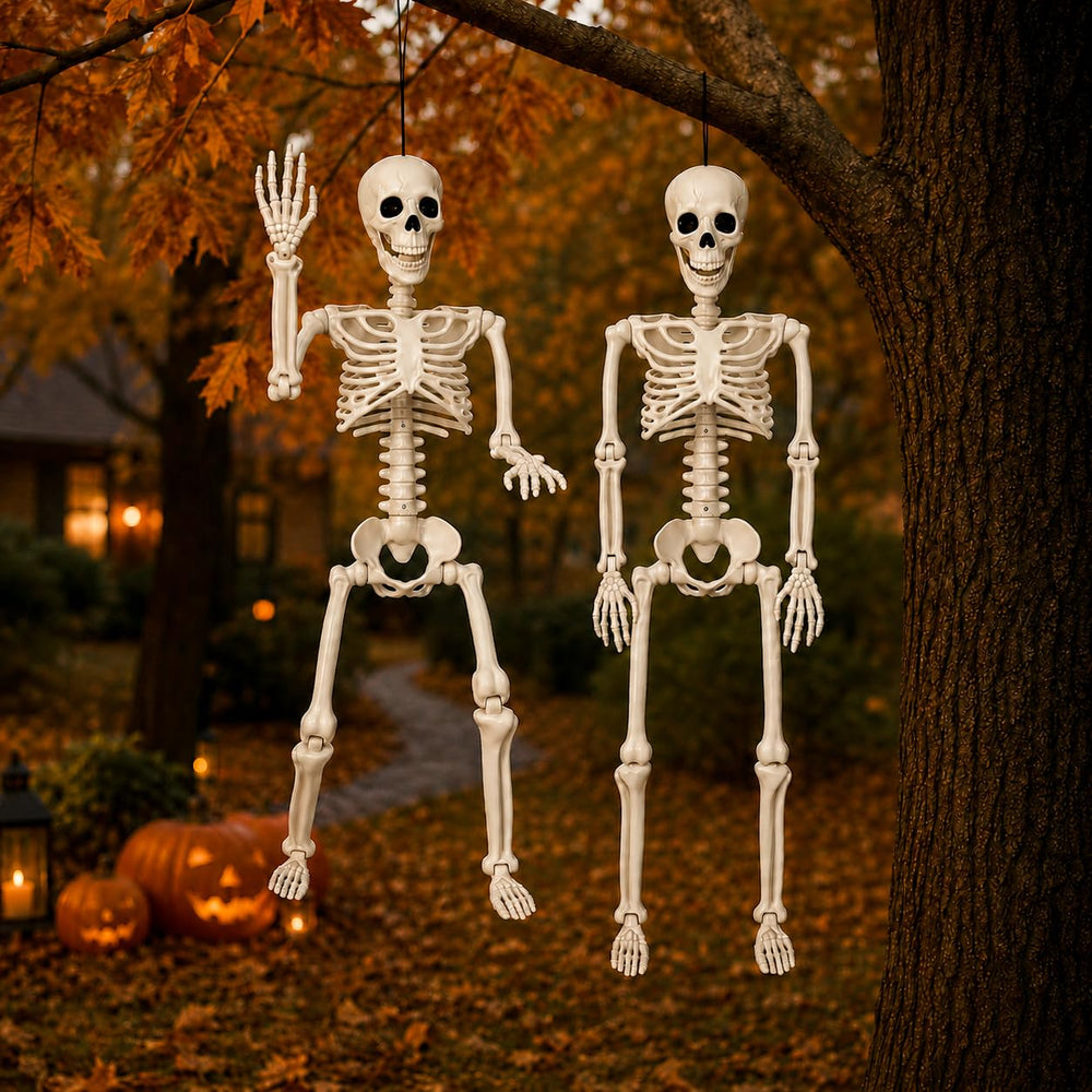 Aimeiar Halloween skeleton in a spooky garden setup