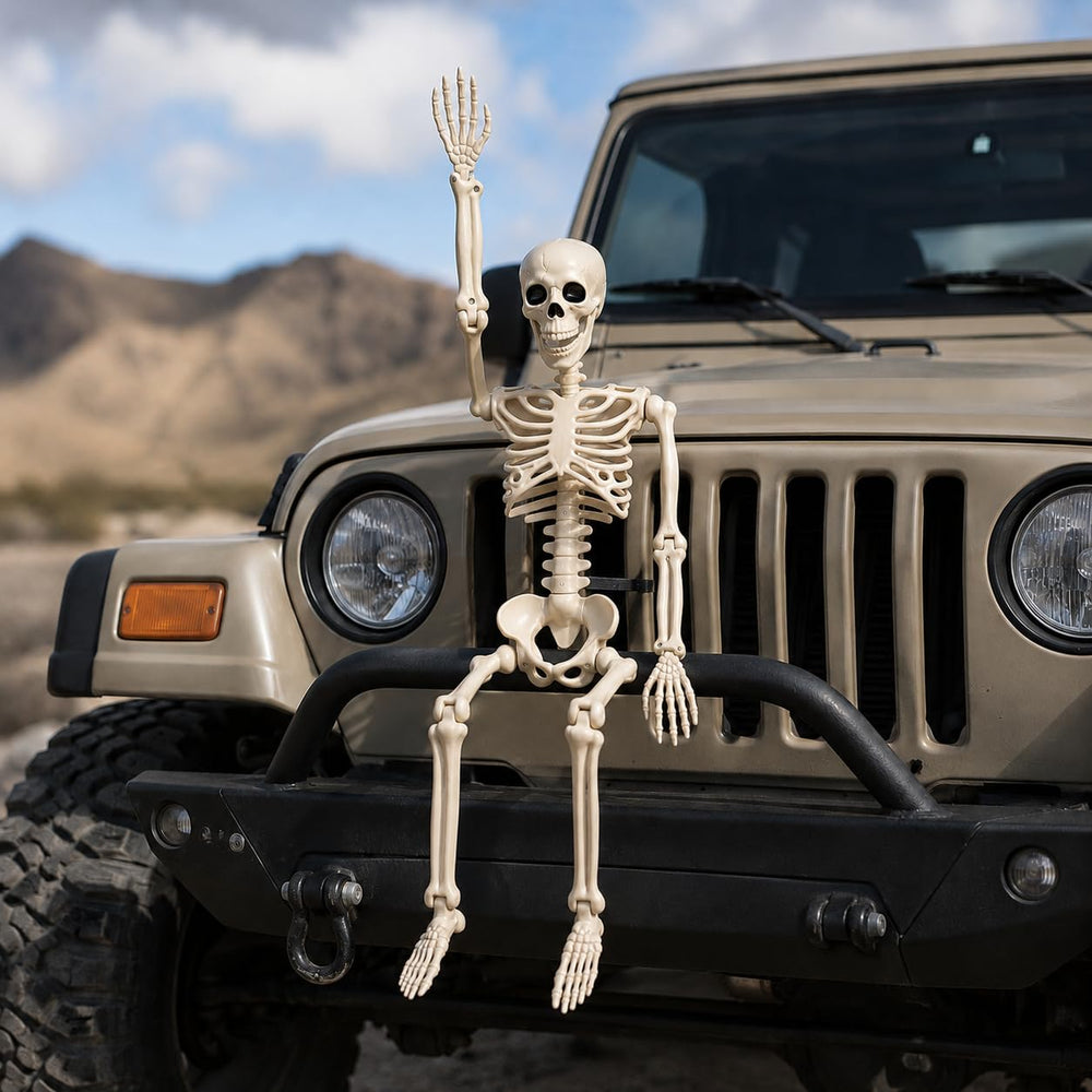 Aimeiar Halloween skeletons in a graveyard setting