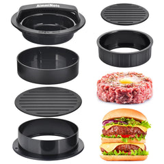 AimmiNate Hamburger Press Patty Maker front view, black