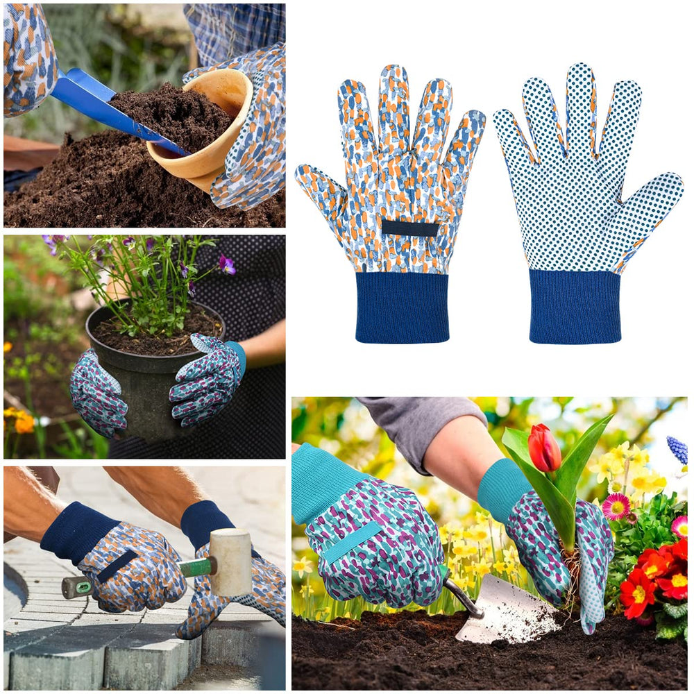 Ainiv Floral Gardening Gloves shown in a garden setting