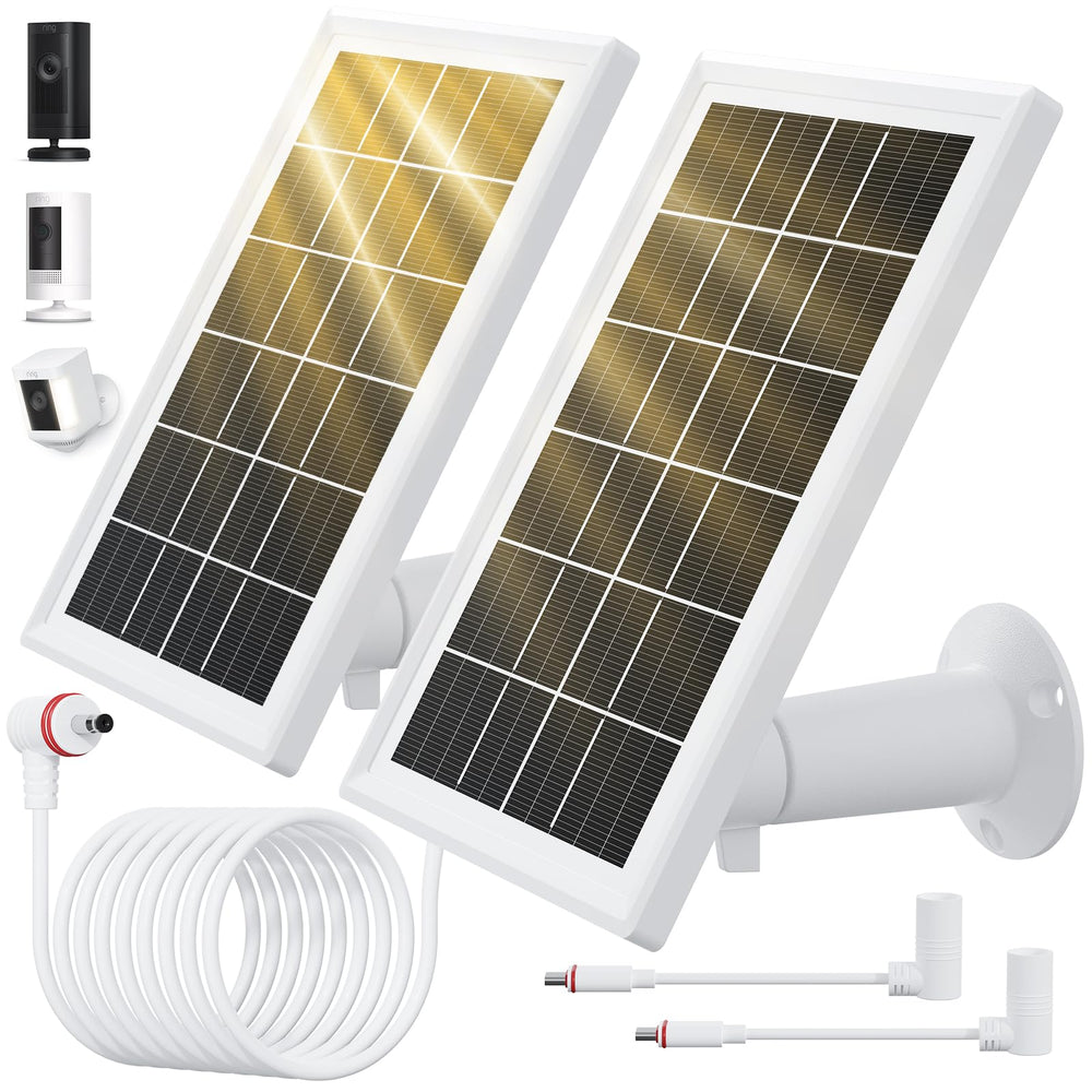 Aiobuvr Solar Panel for Ring Camera front view