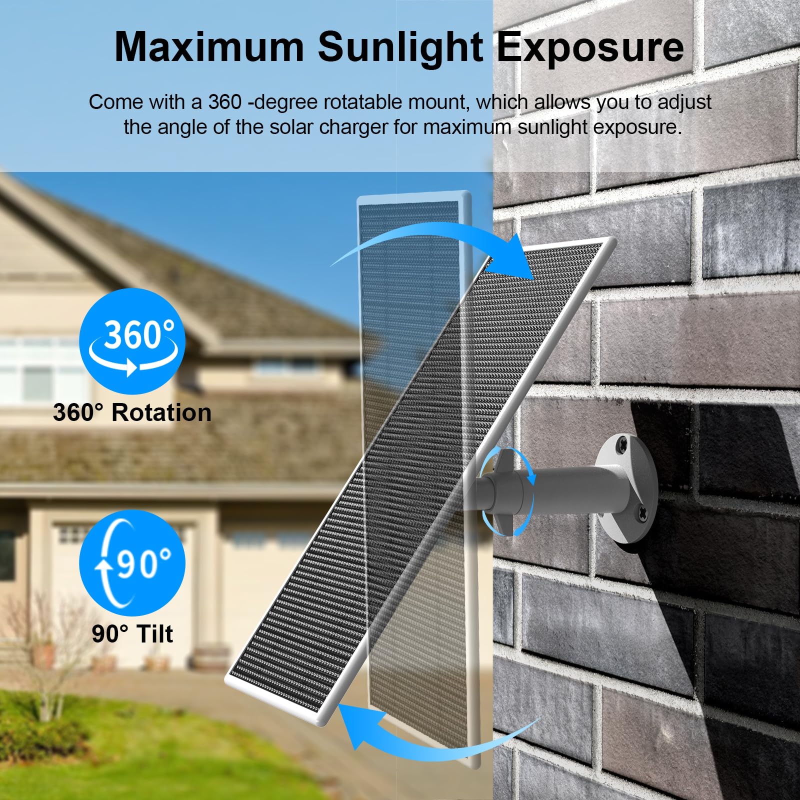 Aiobuvr solar panel in sunny outdoor setting