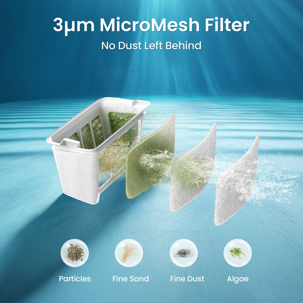 AIPER Micron Replacement Filters close-up of filter material