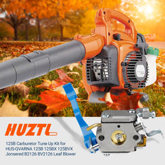 Air filter and fuel line included in HUZTL carburetor kit