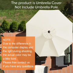 Air vent detail of EliteShade 9FT Umbrella Canopy Cover