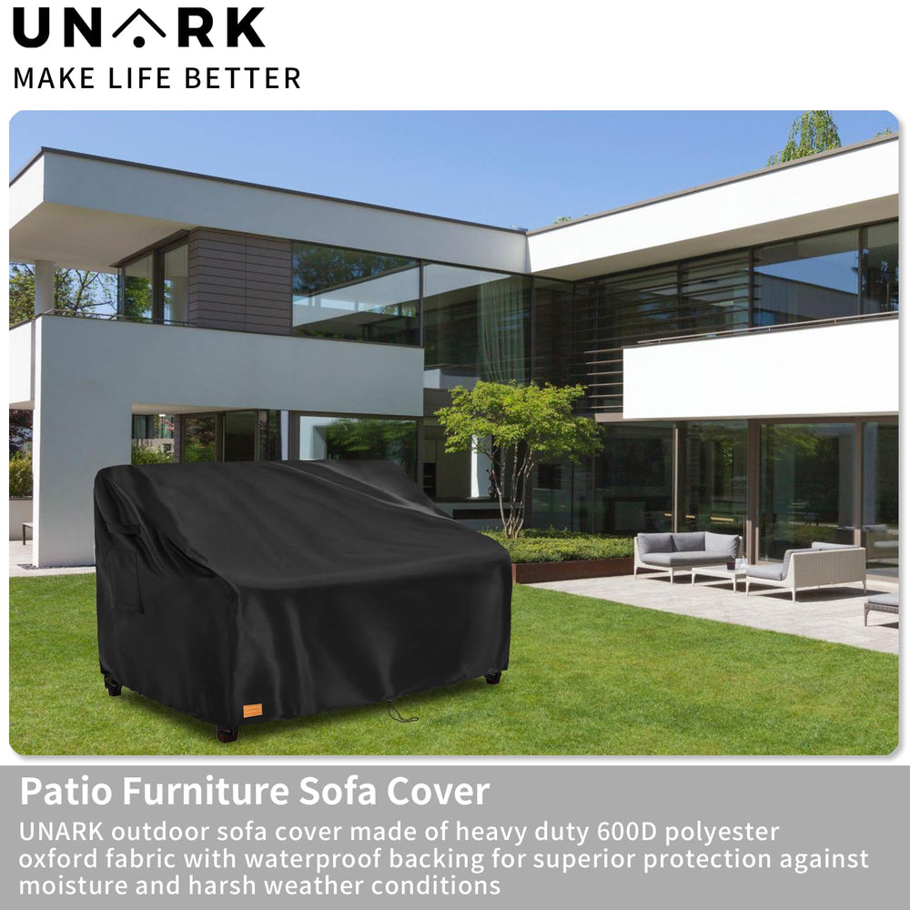 Air vents on UNARK sofa cover for ventilation