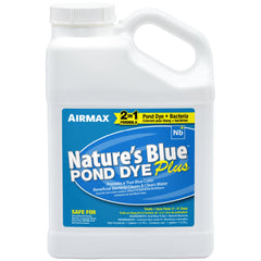 Airmax Pond Dye Plus 1 Gallon Nature's Blue front view