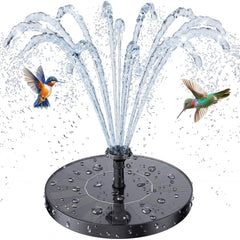 AISITIN Solar Fountain Pump with six nozzles front view