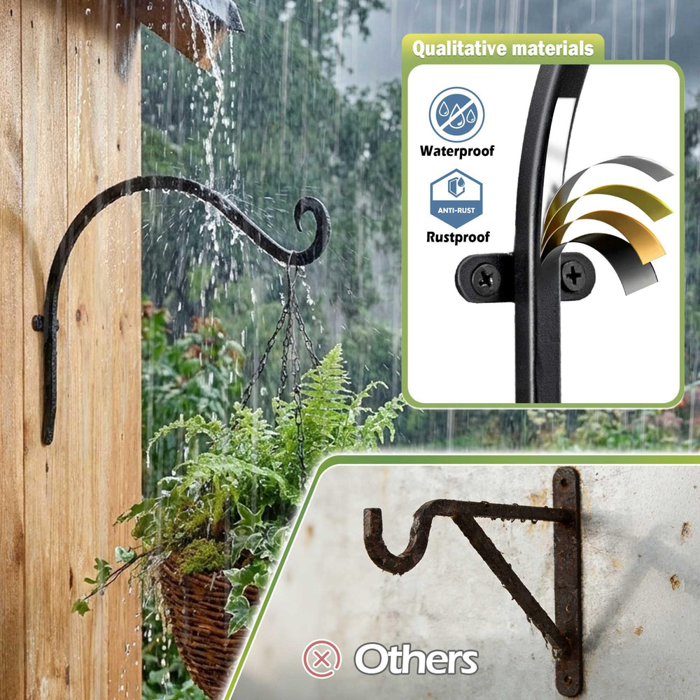 AJART plant hanger showing deep-U hook design