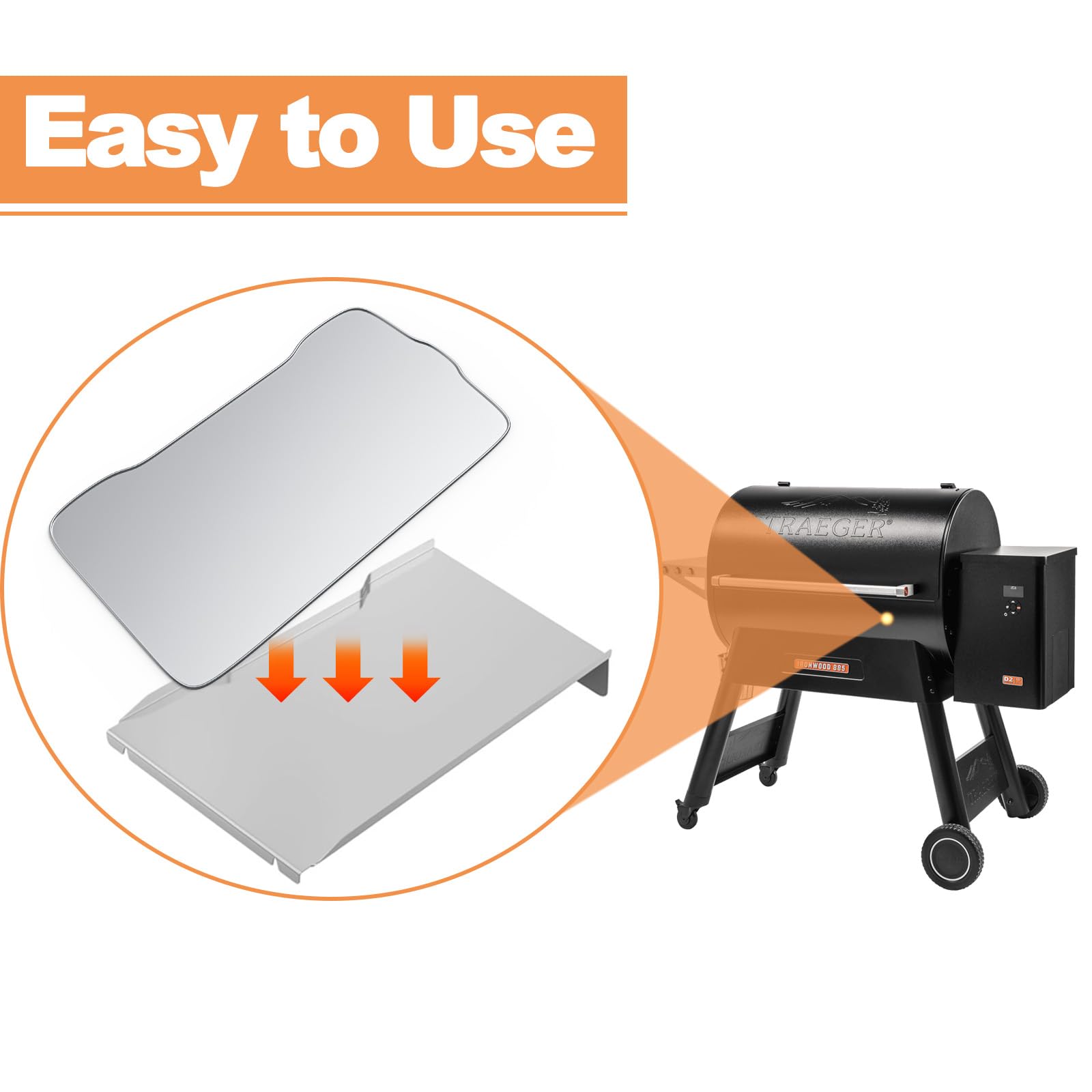 AJinTeby aluminum liners shown in outdoor cooking scenario
