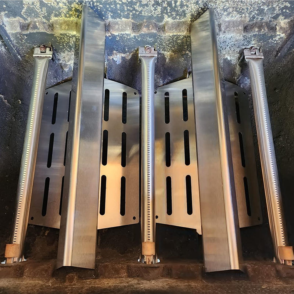 AJinTeby flavorizer bars installed in Weber grill
