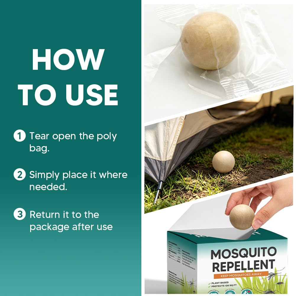 AJOQFKTD Mosquito Repellent Balls in indoor setting