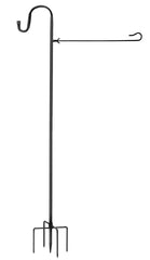 Akeydeco 60 Inch flag pole holder front view with garden flags