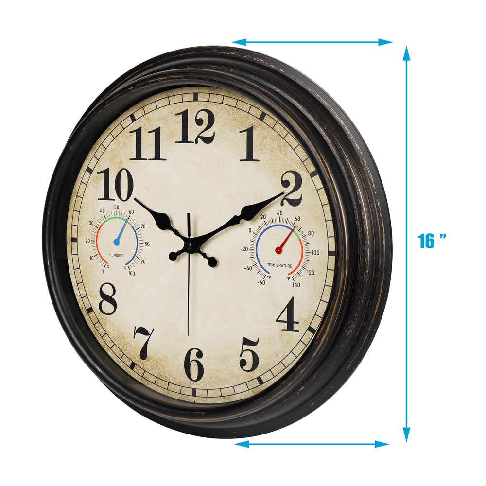 Alarllok outdoor clock beside a pool with water reflection