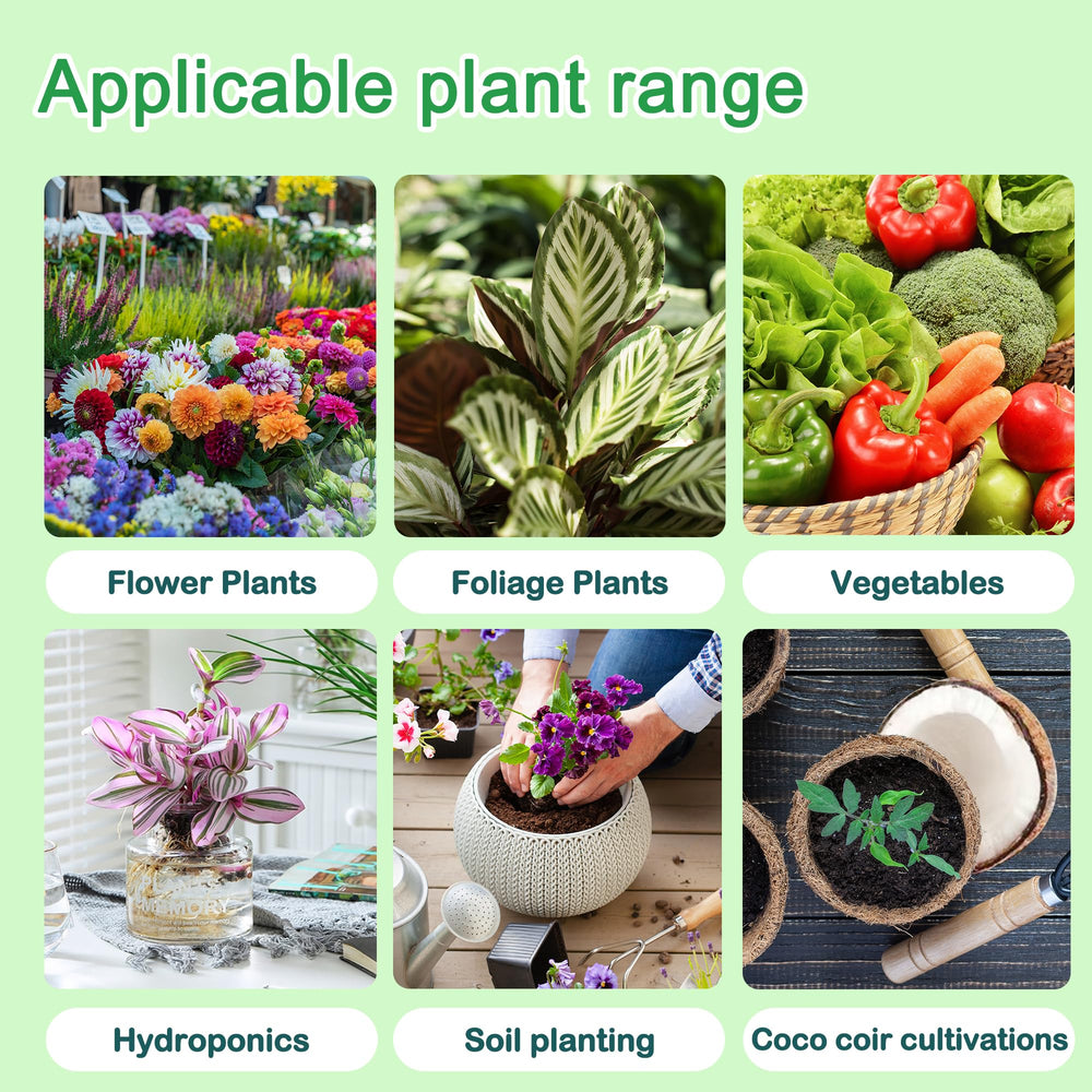 ALIINKD Hydroponic Plant Food A&B in a garden setting