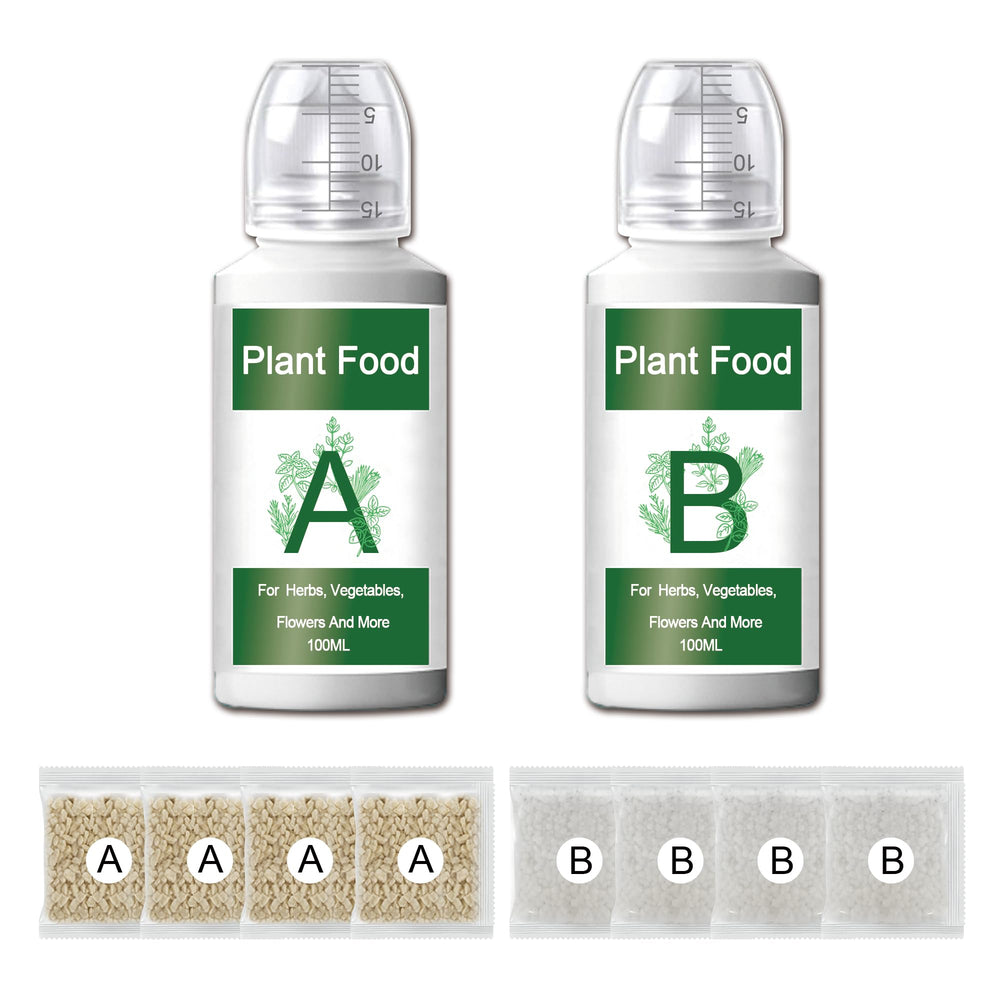 ALIINKD Hydroponic Plant Food A&B Nutrients 1000ml front view