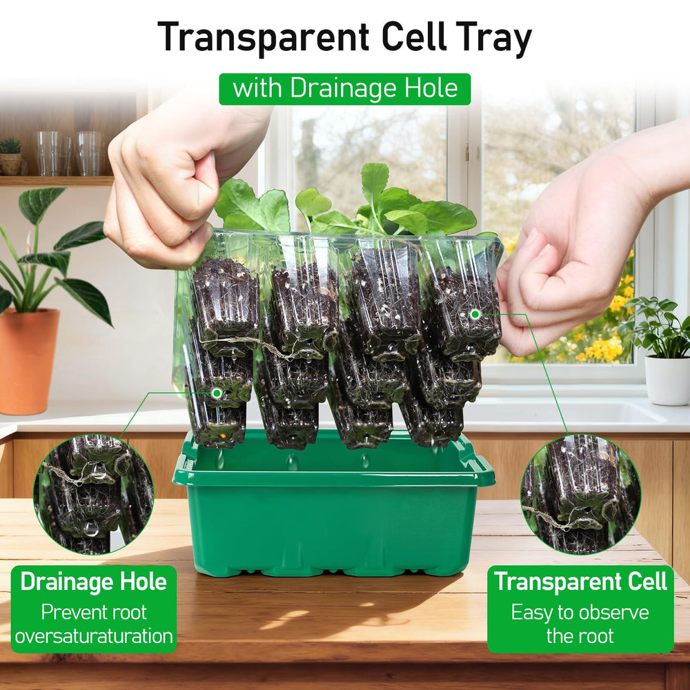 All components of the MIXC seed starter kit laid out