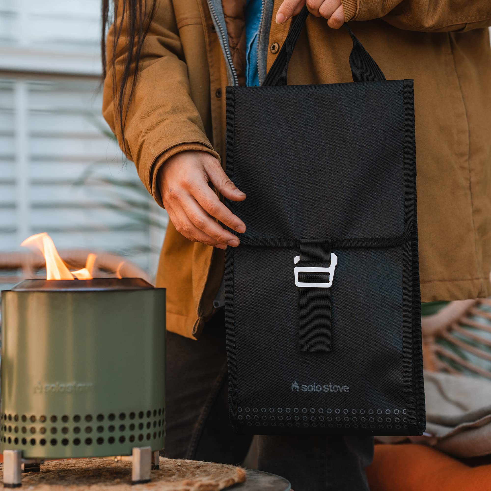 All components of the Solo Stove Mesa Accessory Pack
