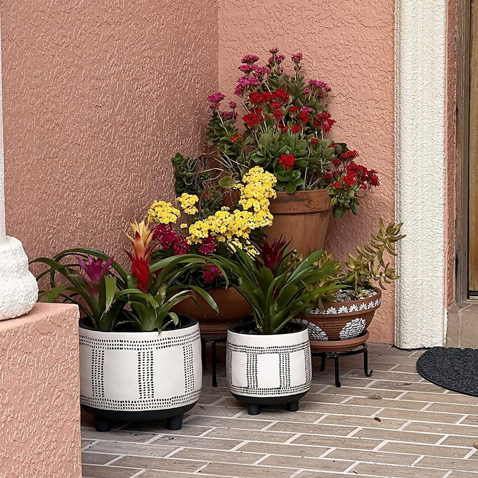 All five Autopromake metal plant stands displayed together