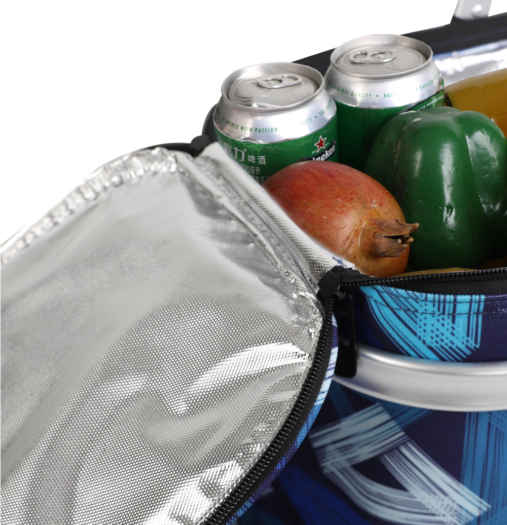 ALLCAMP Picnic Basket carrying handles close-up