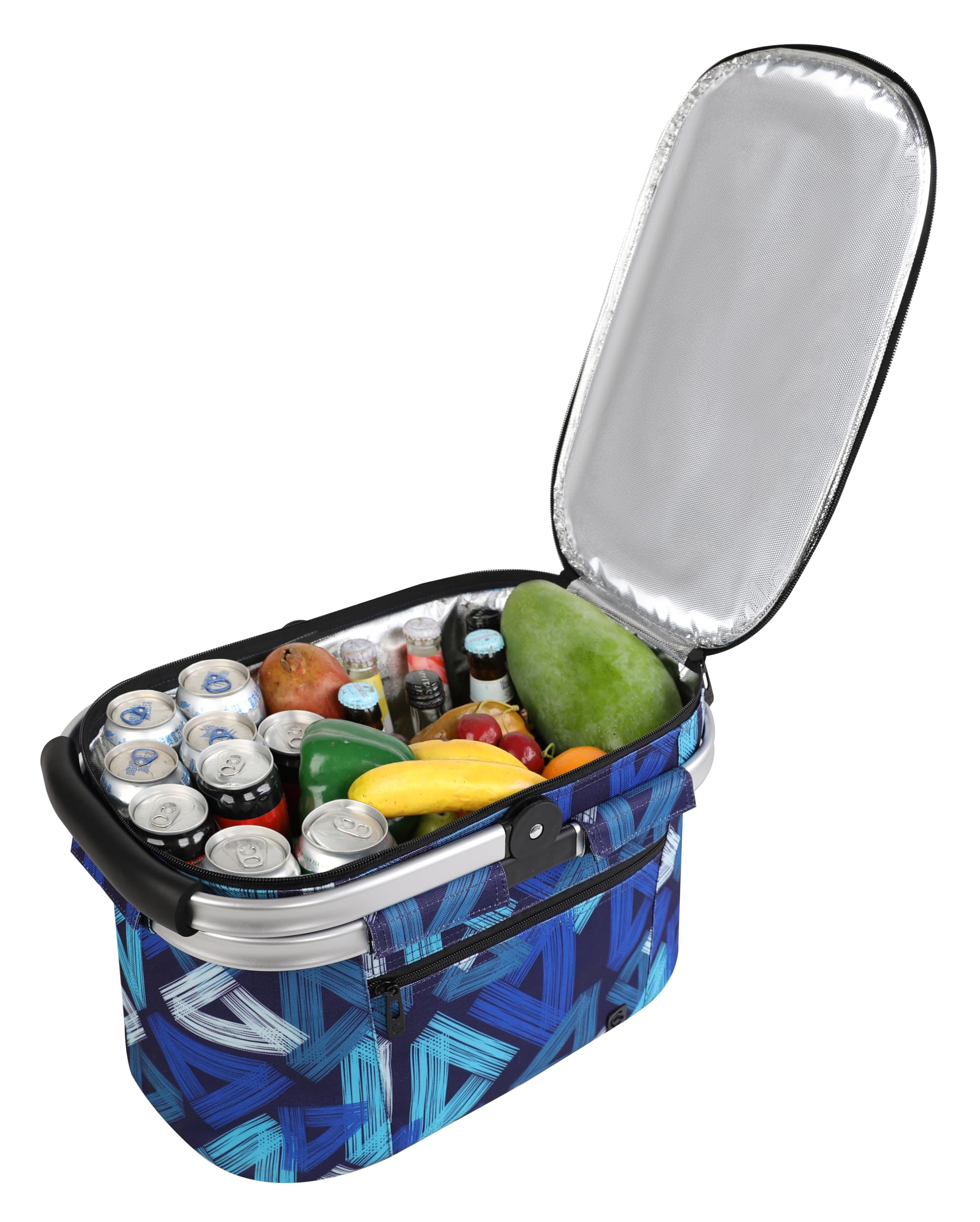 ALLCAMP Picnic Basket in outdoor picnic setting