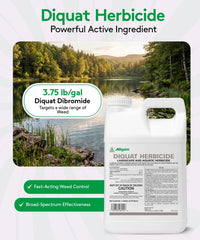ALLIGARE Diquat Herbicide 1 gallon bottle side view