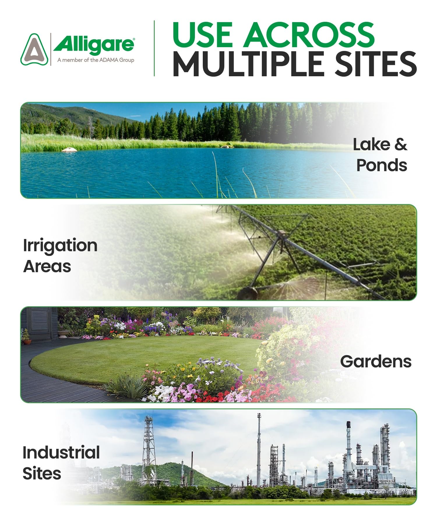 ALLIGARE Diquat Herbicide application in a pond
