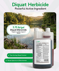 ALLIGARE Diquat Herbicide label with usage instructions