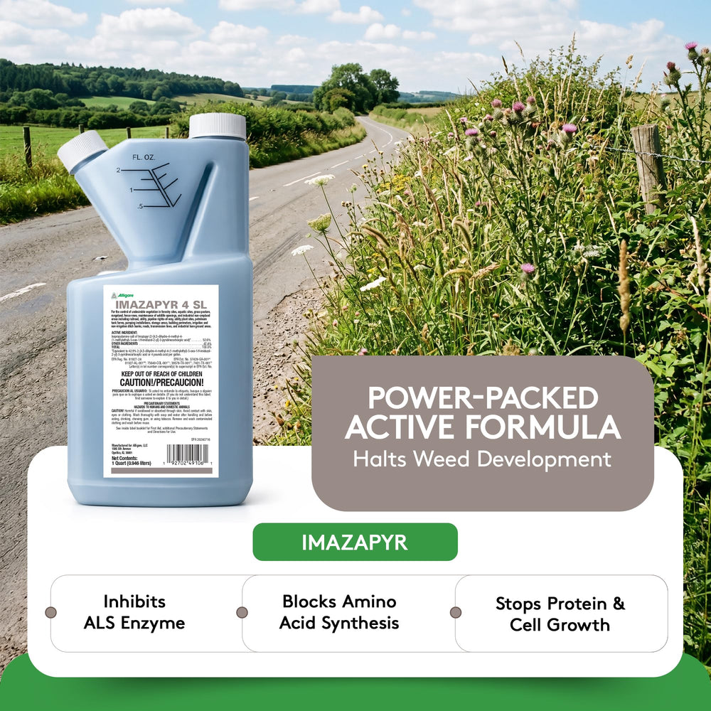 ALLIGARE Imazapyr Herbicide 4 SL bottle side view