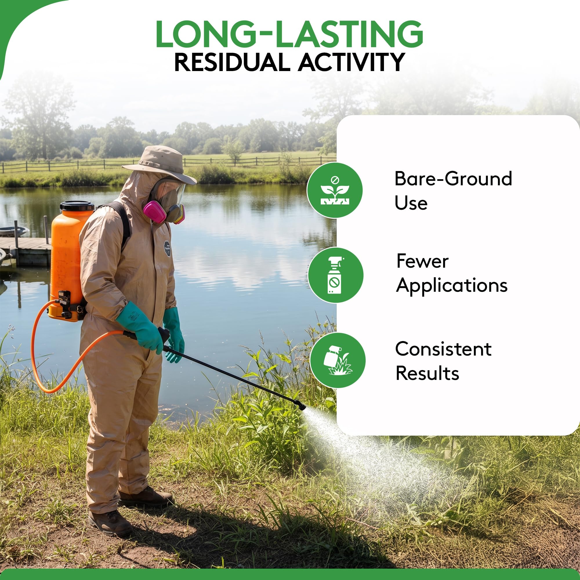 ALLIGARE Imazapyr Herbicide 4 SL in a pond environment