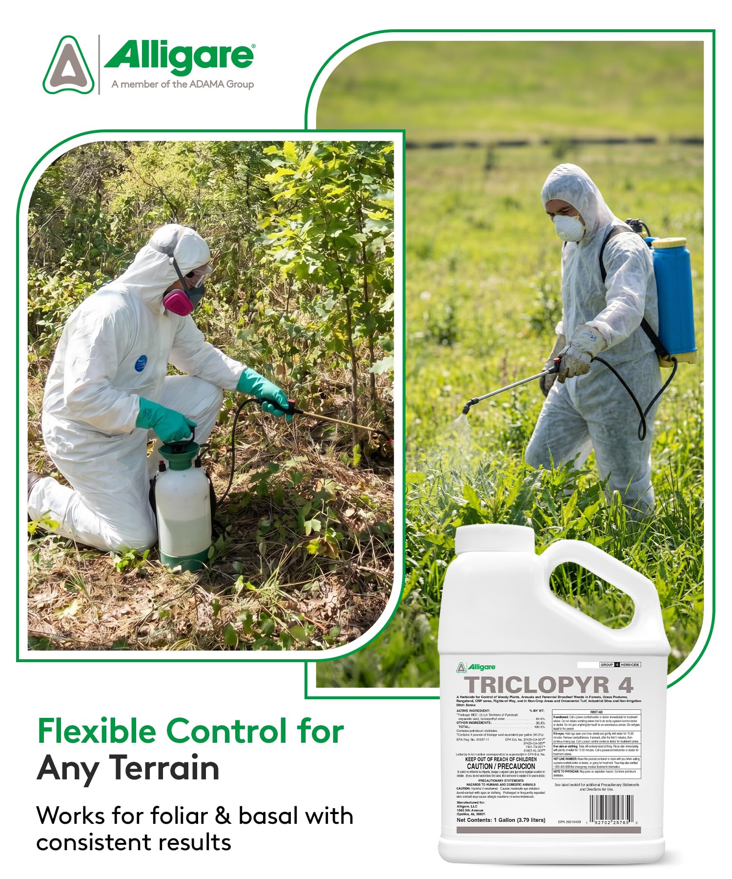 ALLIGARE Triclopyr Herbicide 1 Gallon with application instructions