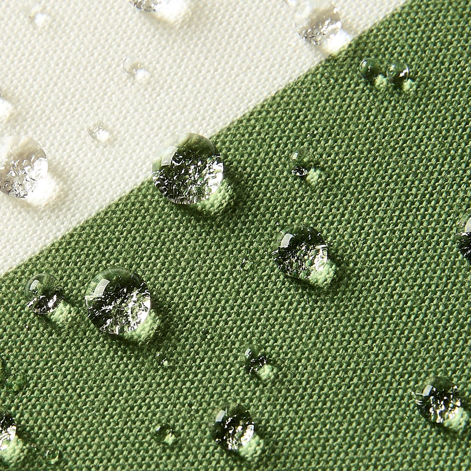 Allorry Outdoor Pillow Covers 18x18 olive green with hidden zipper