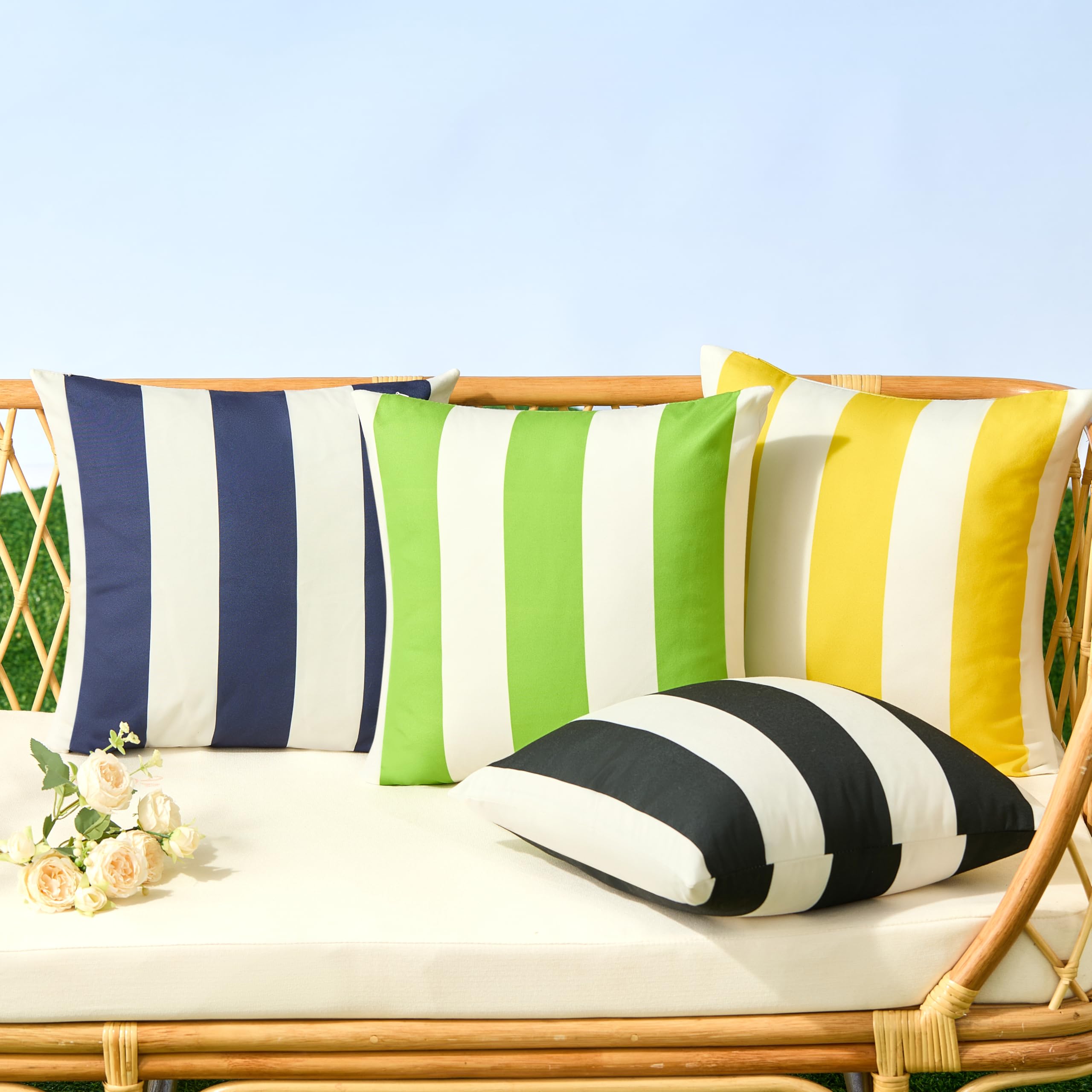 Allorry Outdoor Pillow Covers pack of 2 in packaging