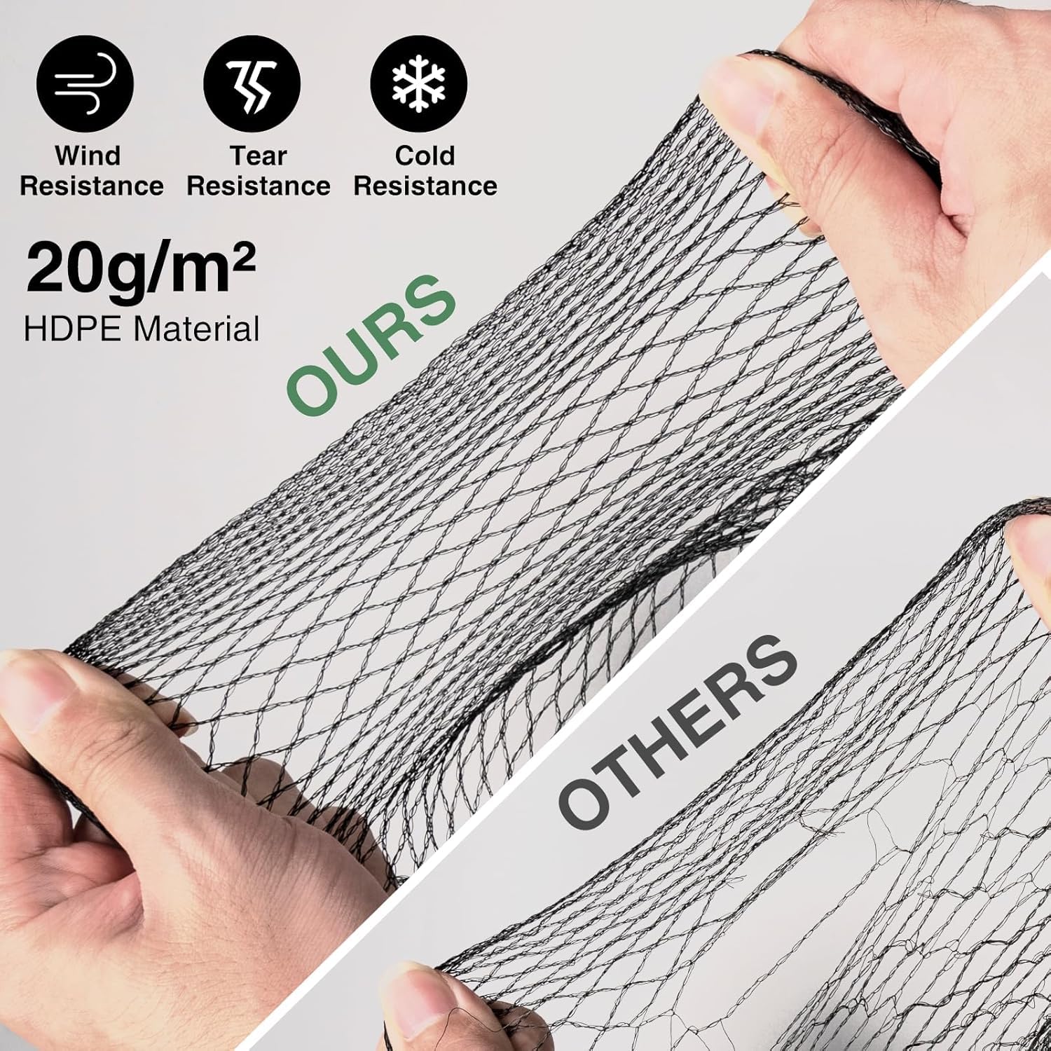 Alloxity pond netting roll-up packaging
