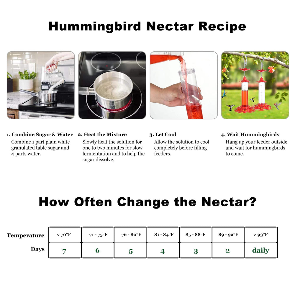 allslotx Hummingbird Feeder packaging and accessories