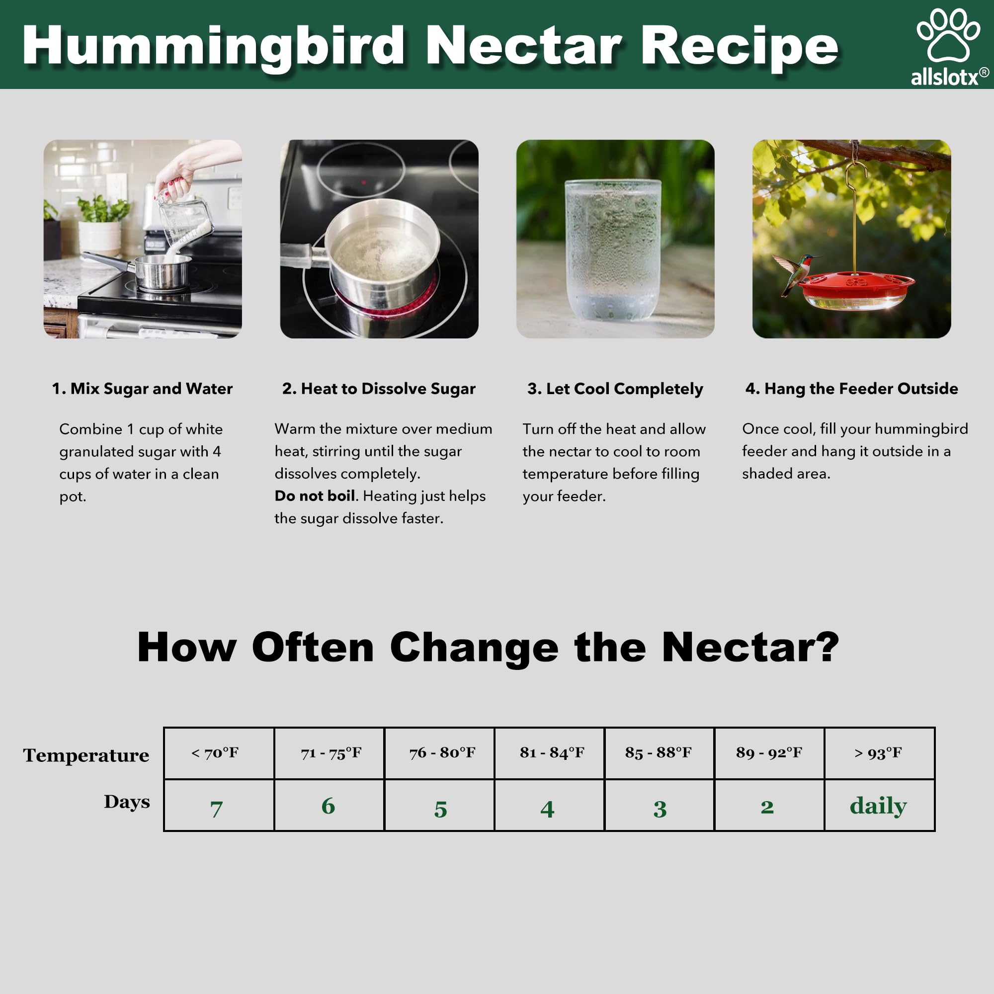 allslotx hummingbird feeder packaging view