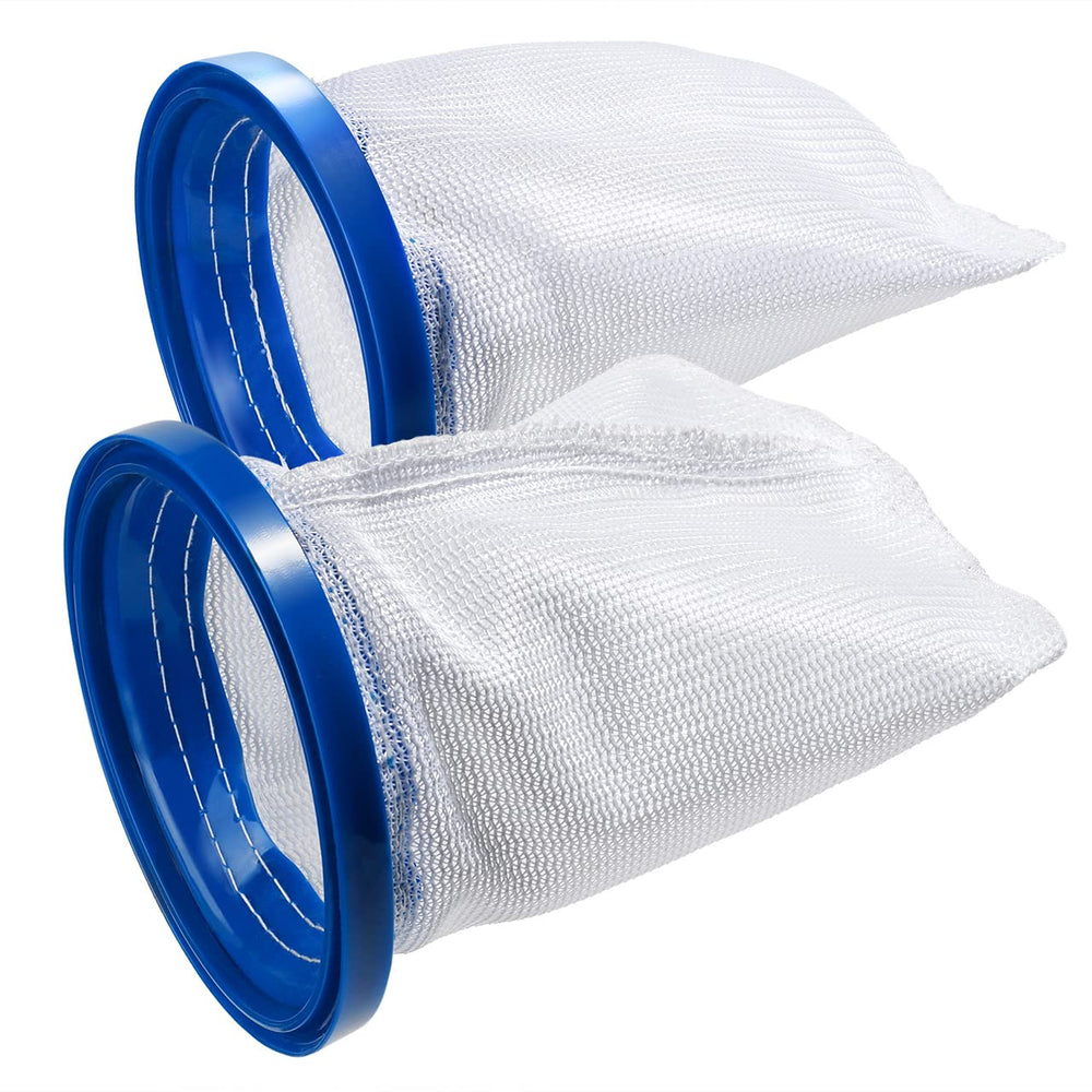 Alocs 2-Pack Pool Vacuum Cleaner Reusable Filter Bag in blue