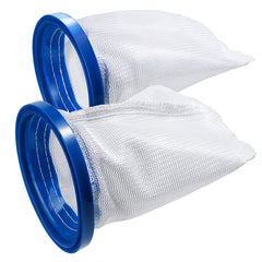 Alocs 2-Pack Pool Vacuum Cleaner Reusable Filter Bag in blue