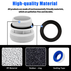 Alocs 40mm to 1.5 inch hose adapter kit