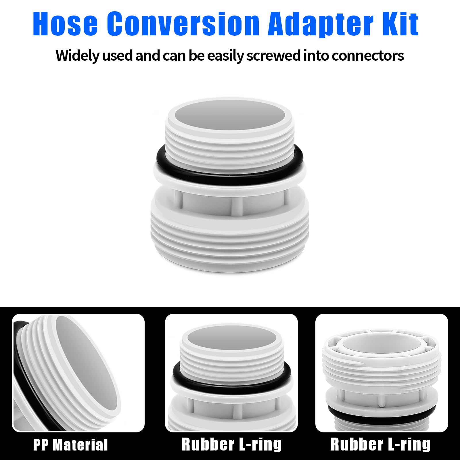 Alocs hose fitting for pool connections
