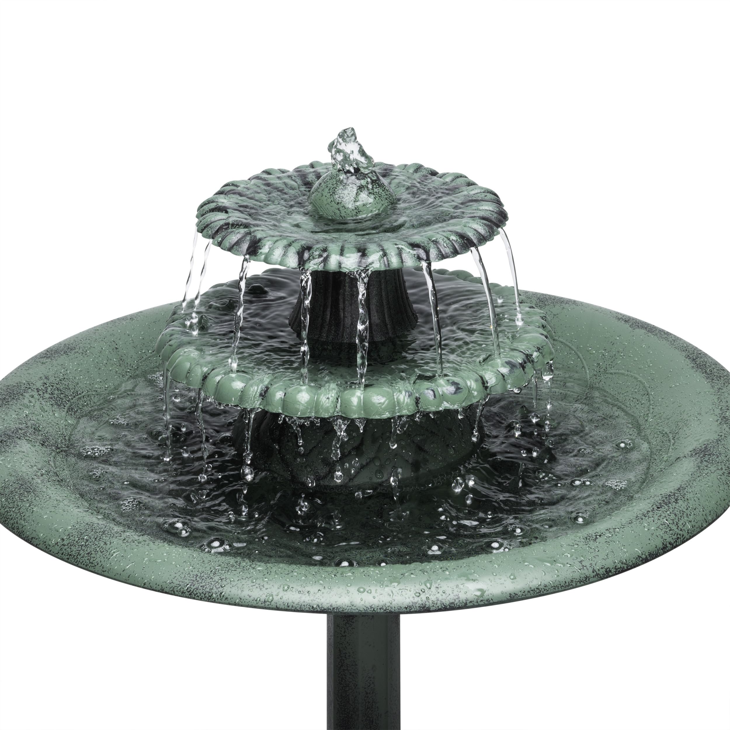 Alpine Corporation fountain displayed on a patio