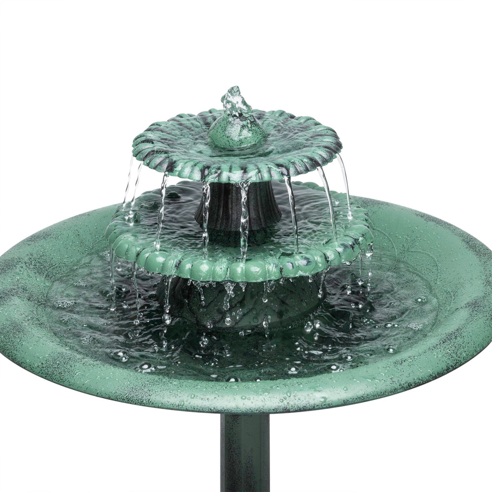Alpine Corporation fountain displayed on a patio